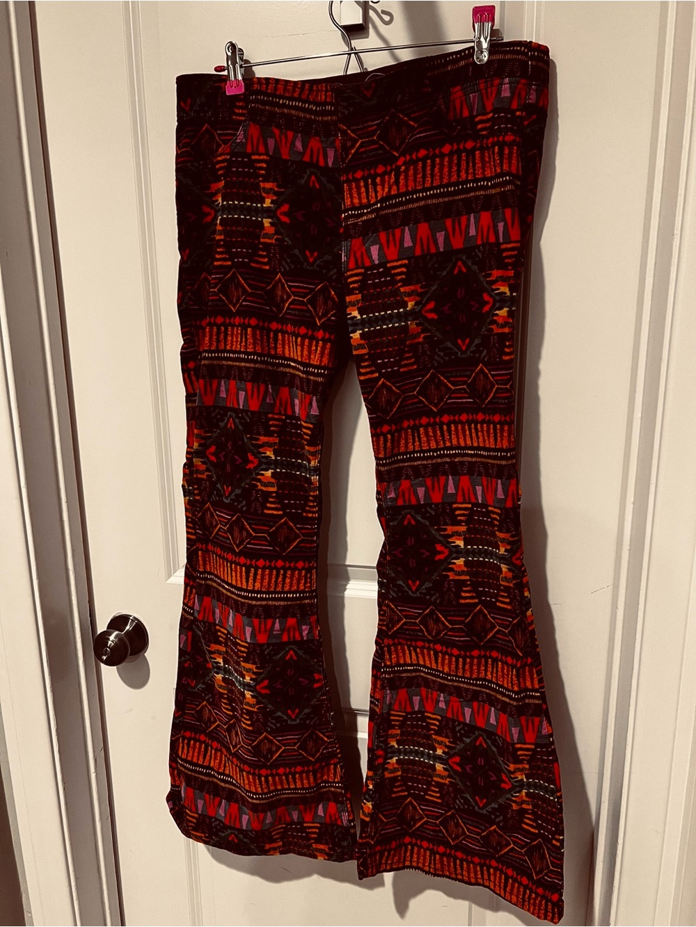 We The Free colorful bell bottom pants